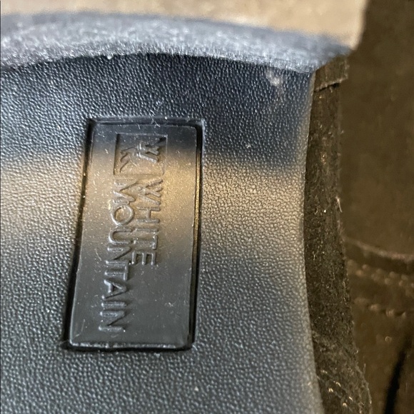 Black Suede Ankle Boots leather slip on - Picture 6 of 8